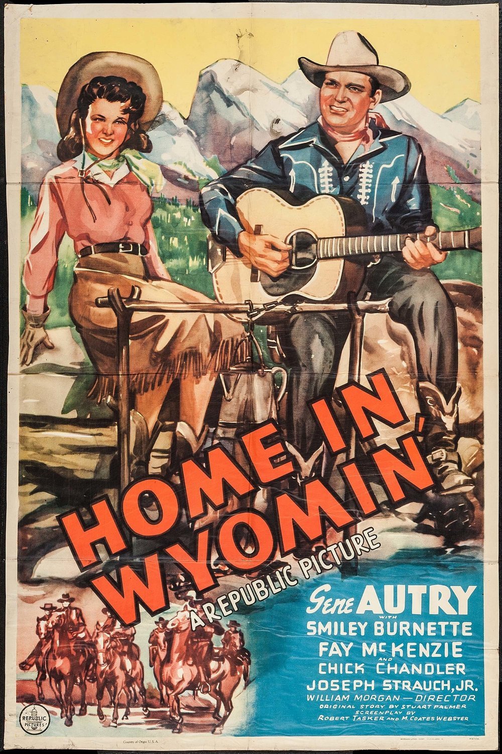 L'affiche du film Home in Wyomin'