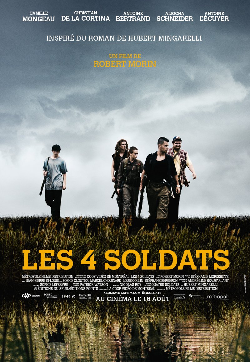 L'affiche du film Les 4 soldats