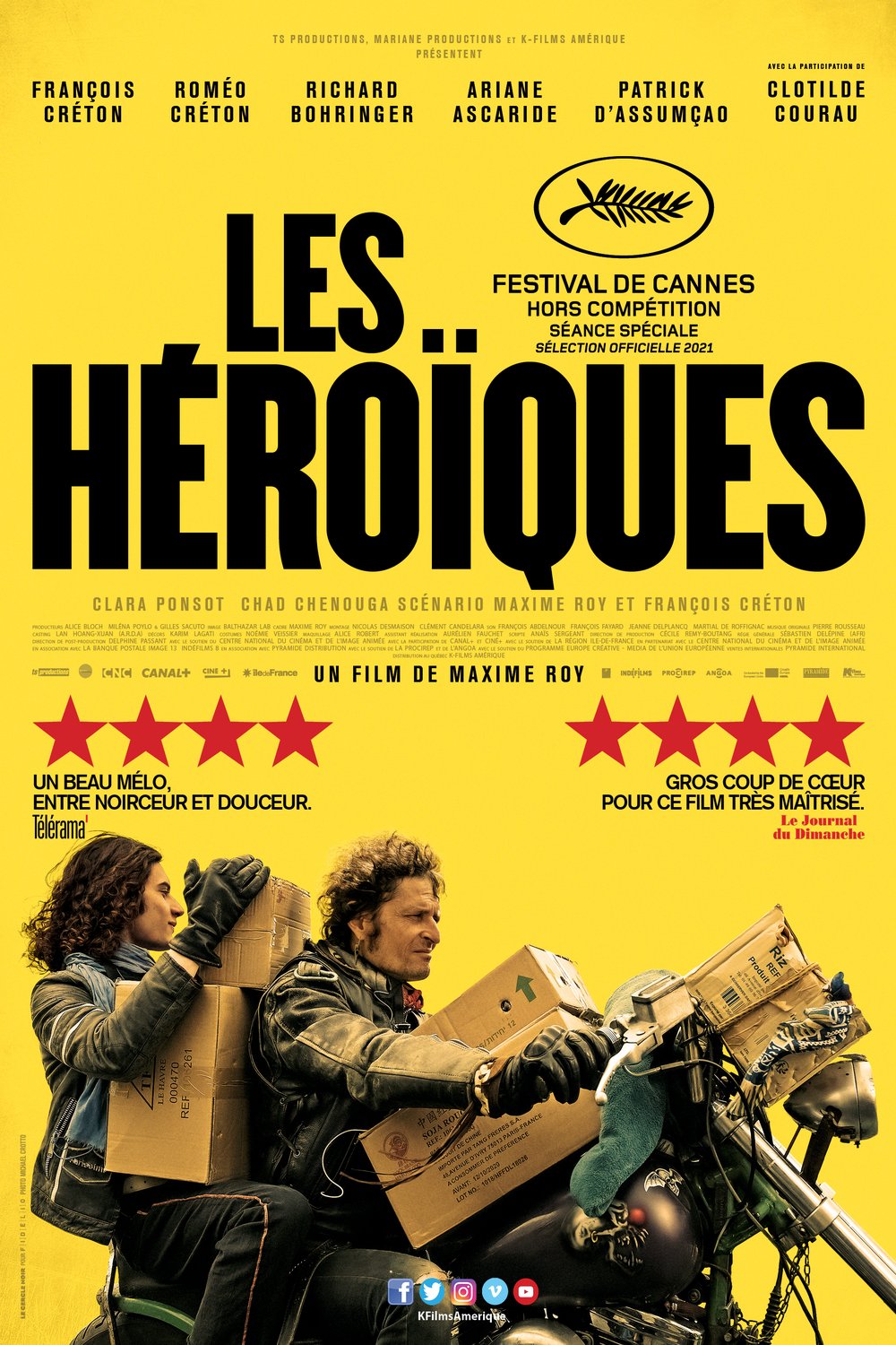 L'affiche du film The Heroics