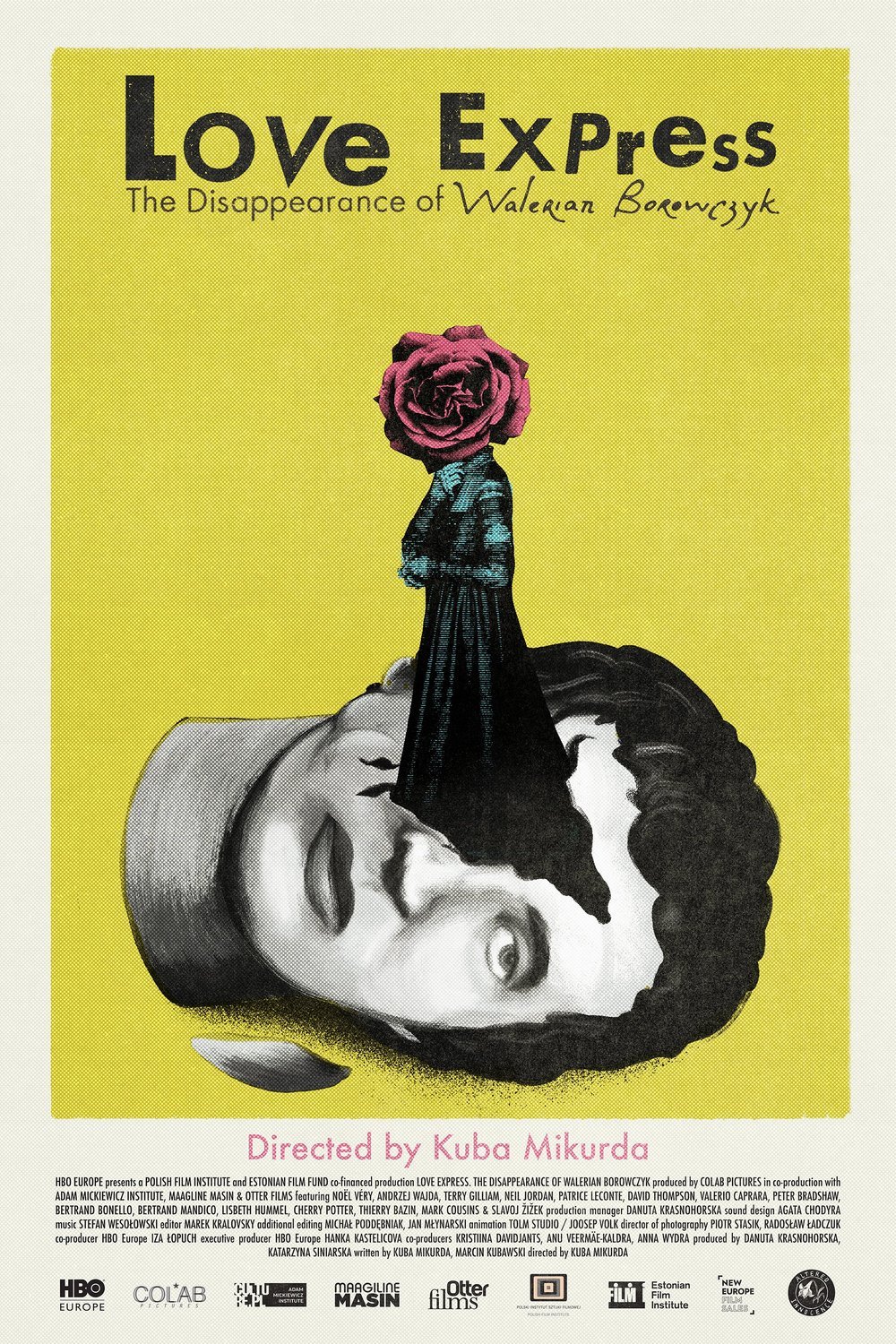Polish poster of the movie Love Express. Zaginiecie Waleriana Borowczyka