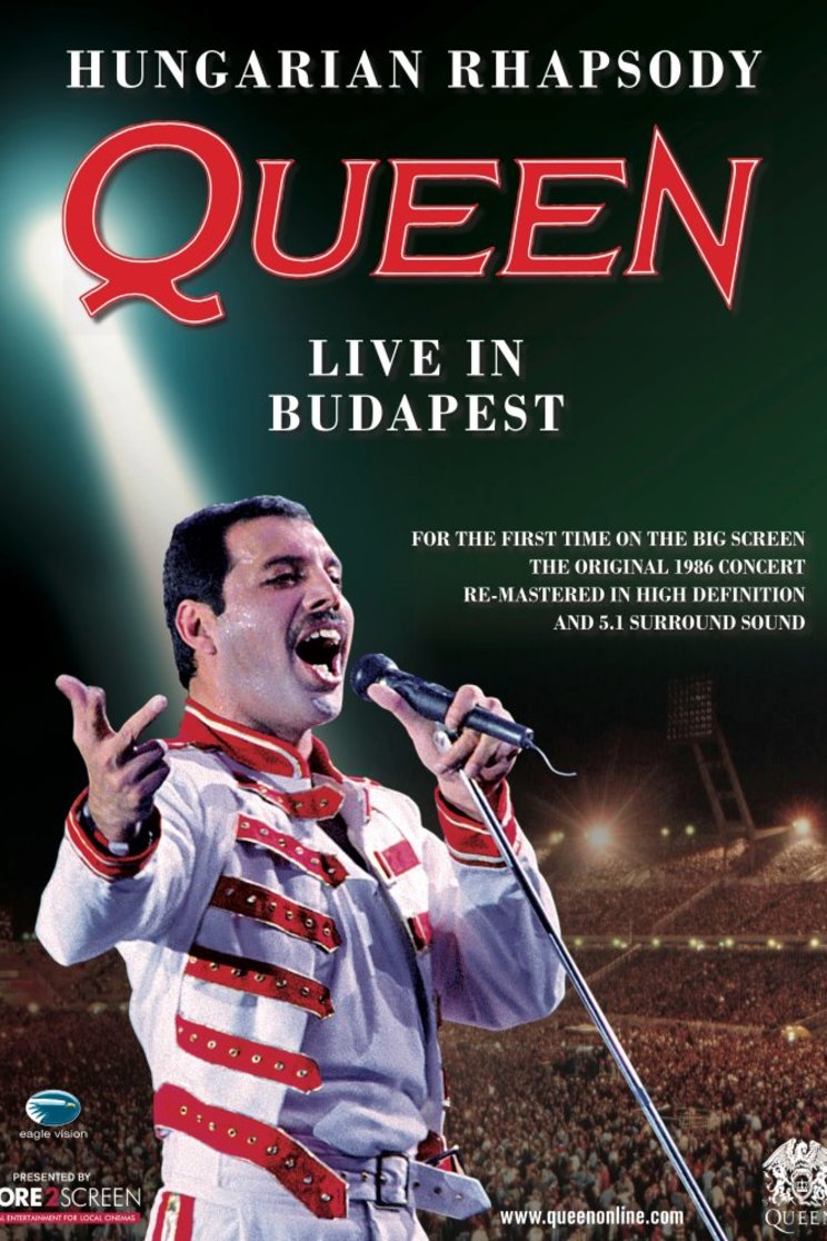 L'affiche du film Queen Hungarian Rhapsody Live in Budapest [1987]