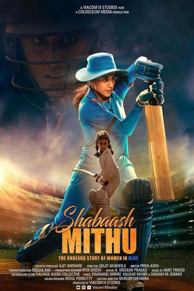 L'affiche originale du film Shabaash Mithu en Hindi