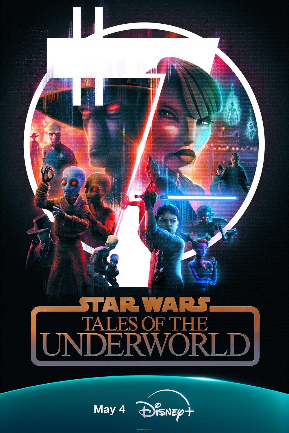 L'affiche du film Star Wars: Tales of the Underworld [2025]