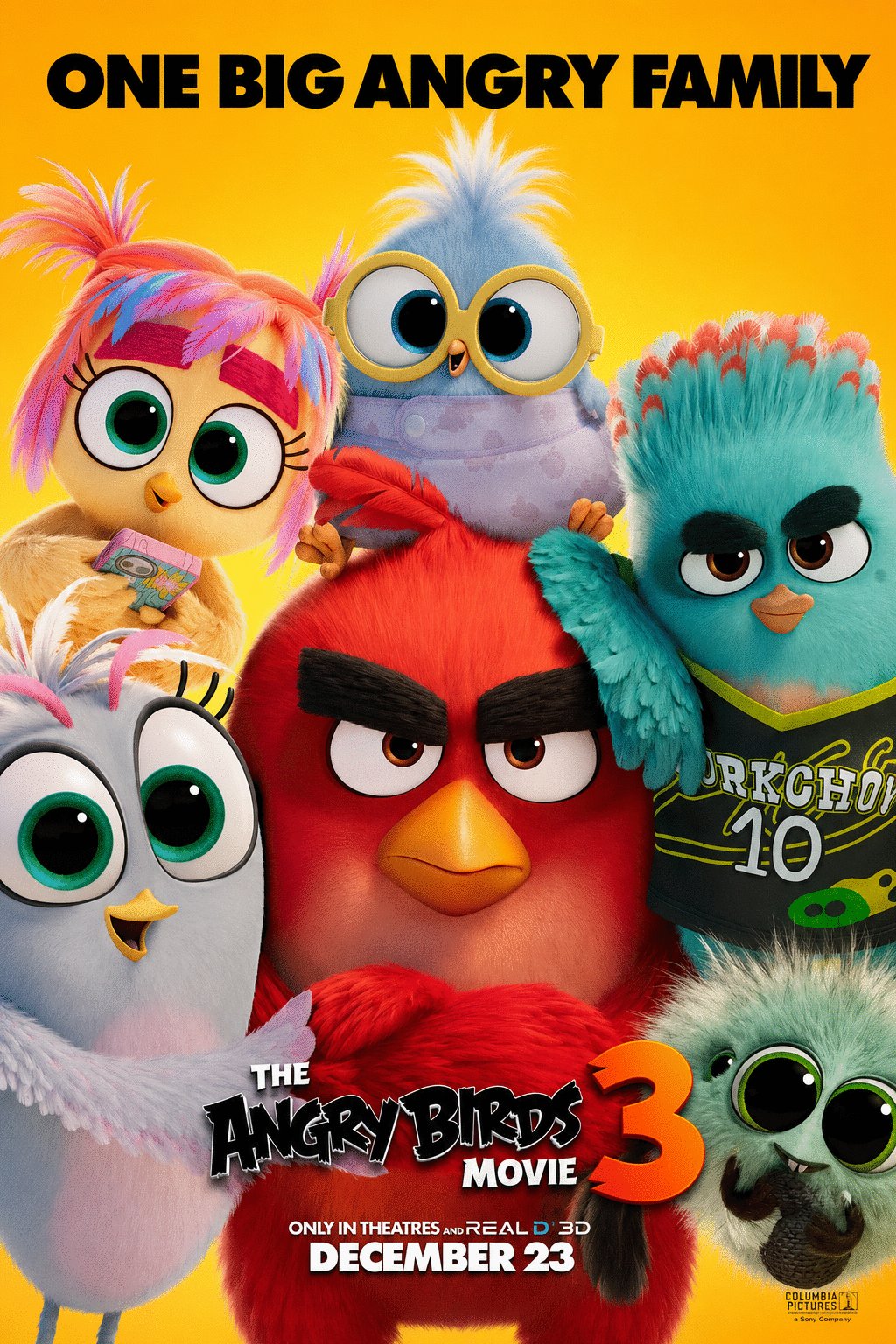 L'affiche du film Angry Birds, le film 3 [2026]