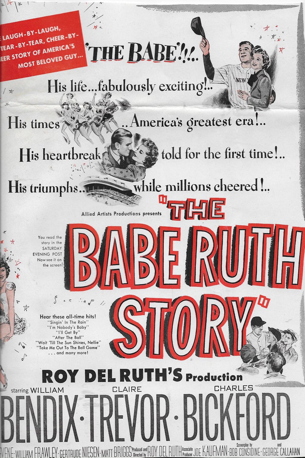 L'affiche du film The Babe Ruth Story