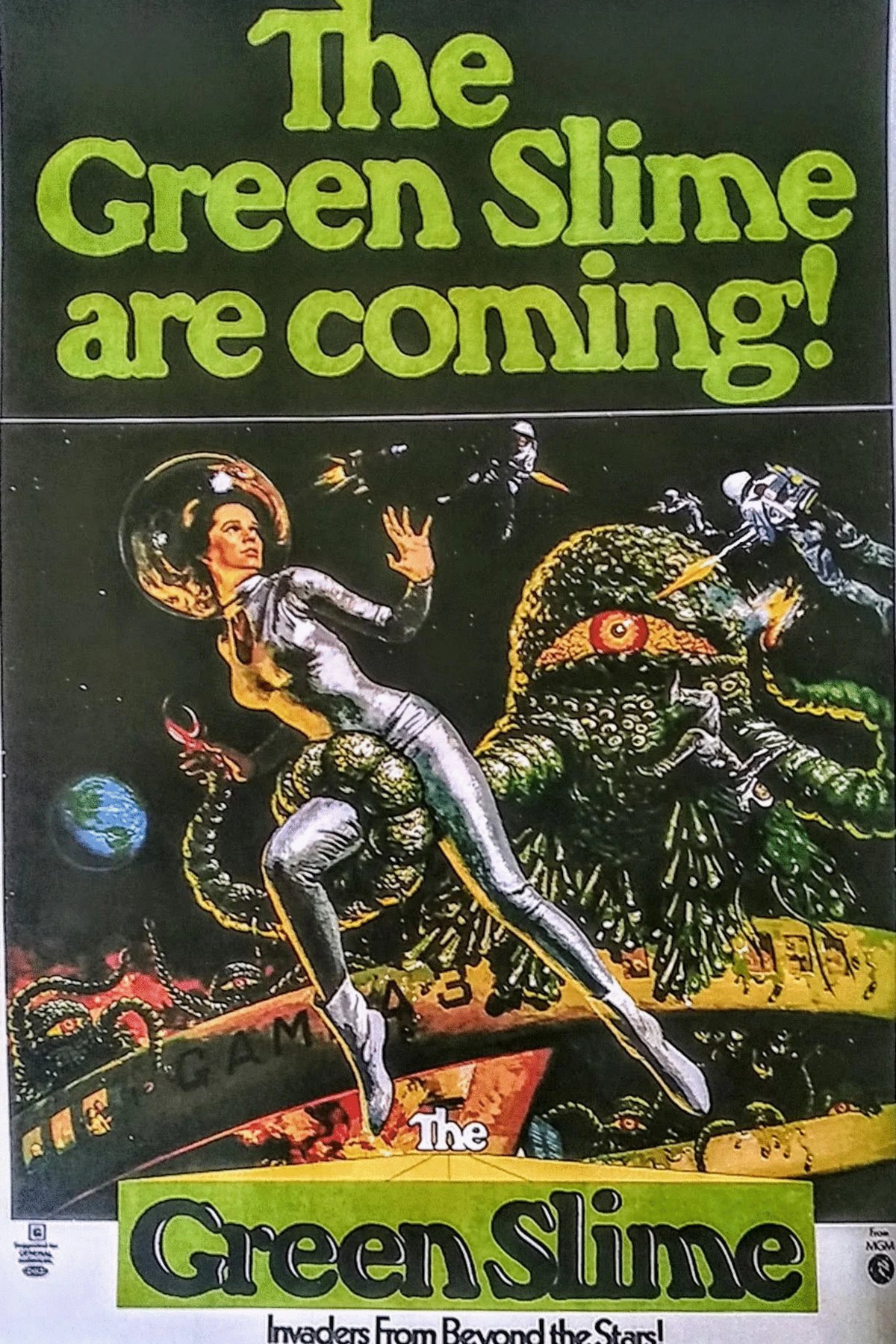 L'affiche du film The Green Slime [1968]