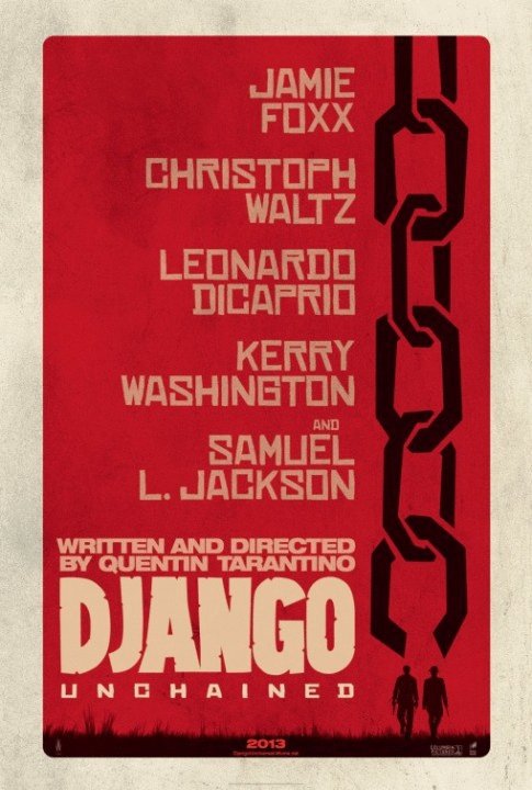 L'affiche du film Django Unchained