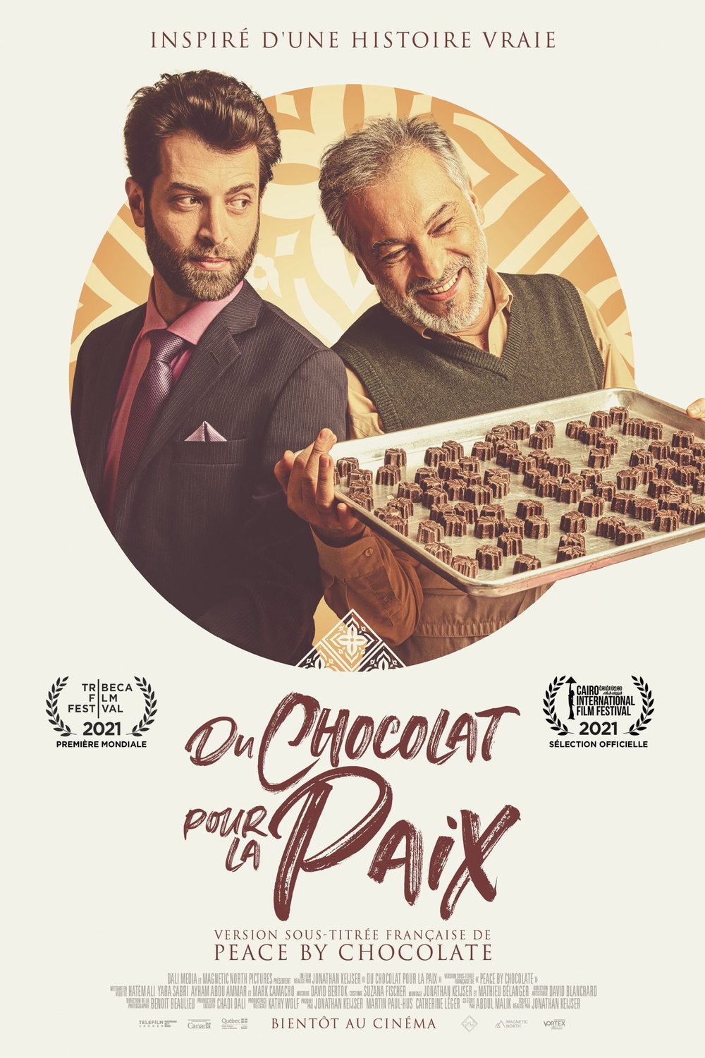 L'affiche du film Peace by Chocolate