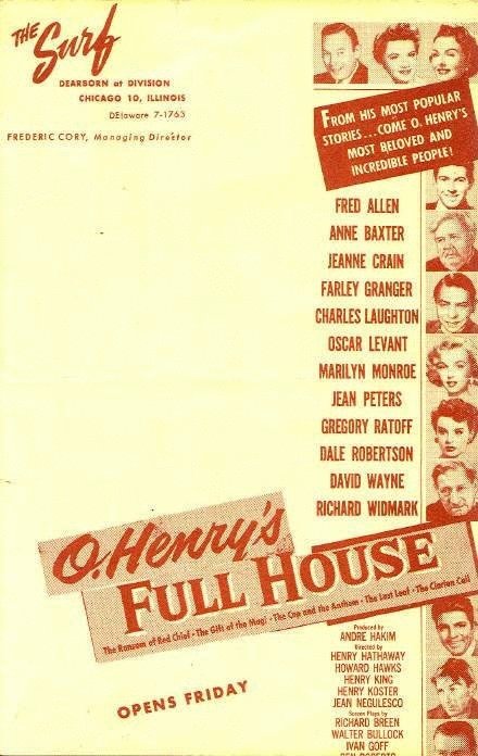 L'affiche du film O. Henry's Full House