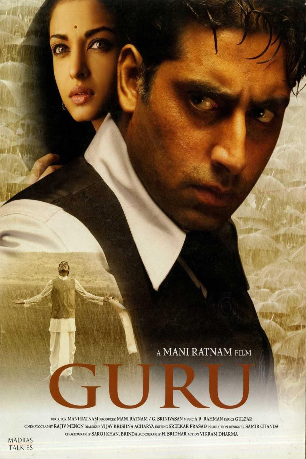 L'affiche originale du film Guru en Hindi
