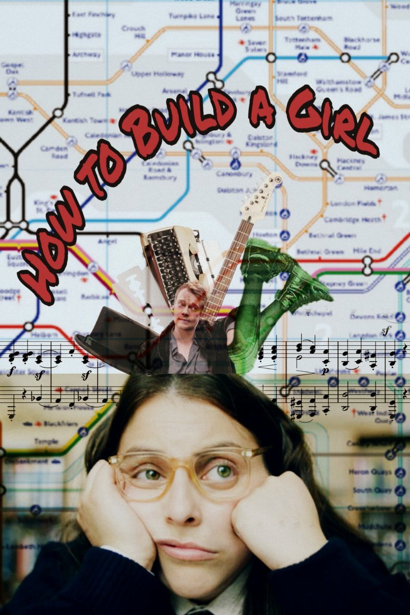 L'affiche du film How to Build a Girl