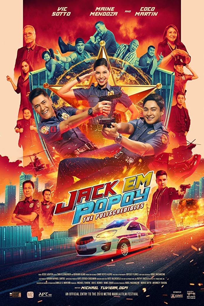 Filipino poster of the movie Jack Em Popoy: The Puliscredibles