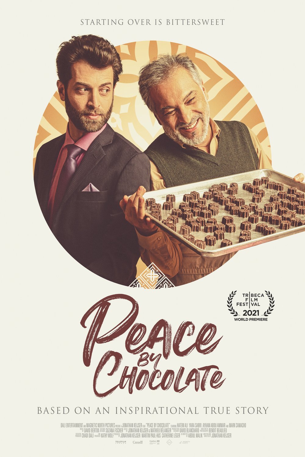 Arabic poster of the movie Peace by Chocolate