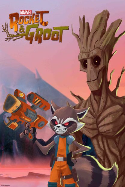 Poster of the movie Rocket & Groot [2017]