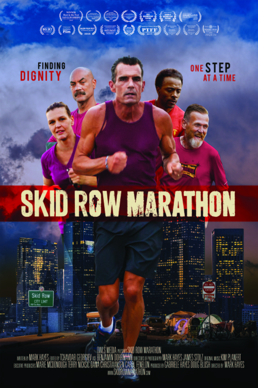 L'affiche du film Skid Row Marathon