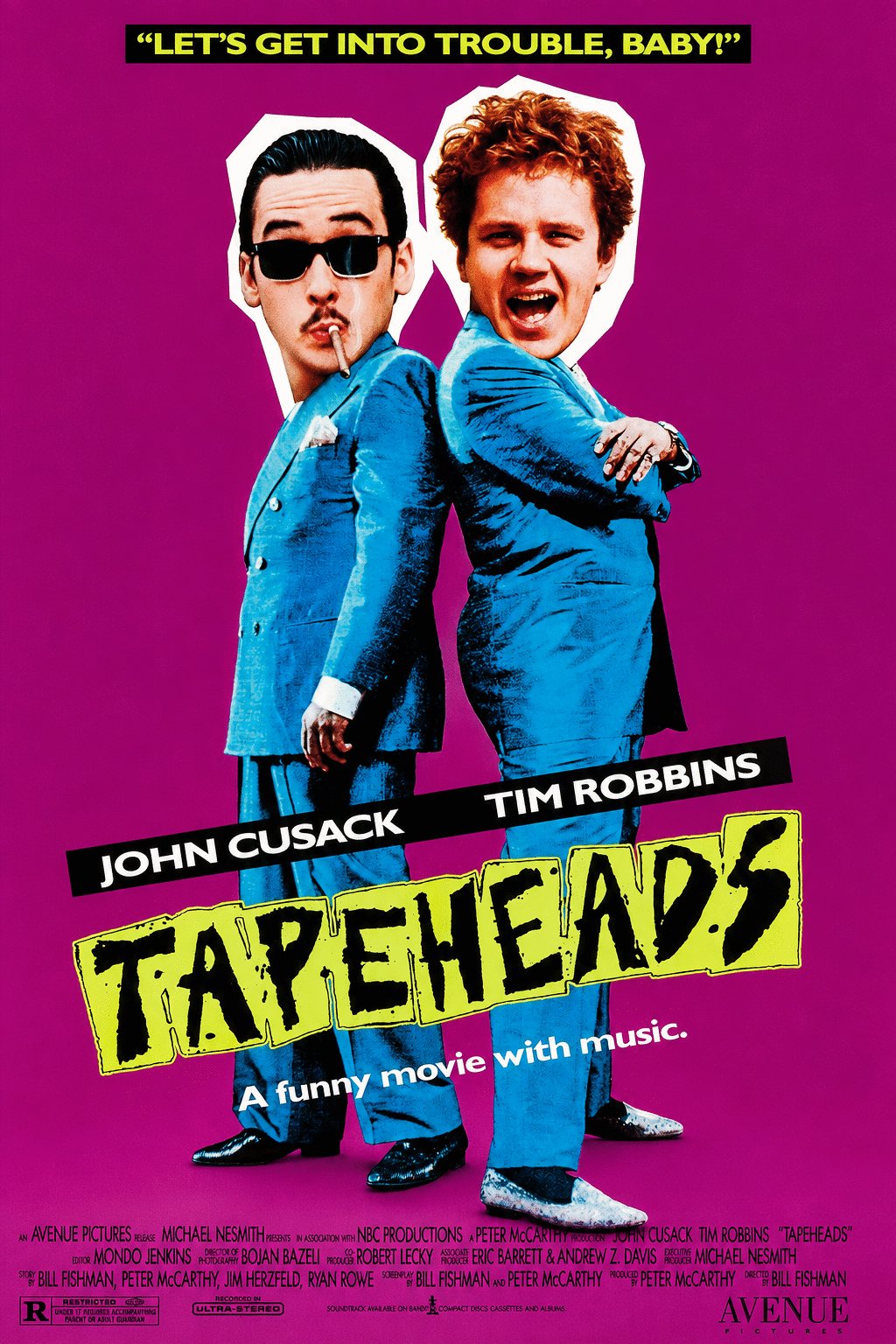 L'affiche du film Les as du clip [1988]