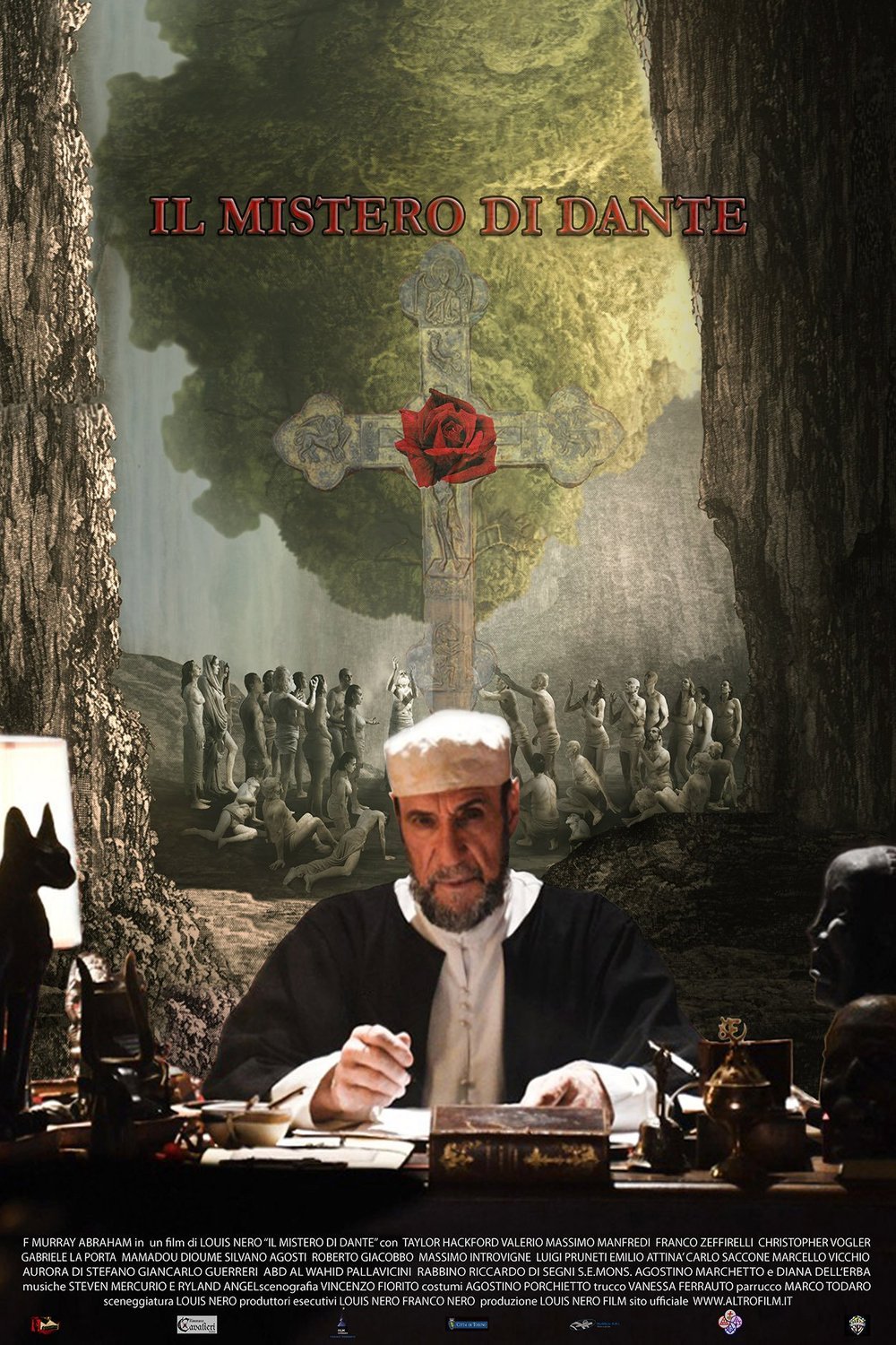 L'affiche originale du film Il mistero di Dante en italien