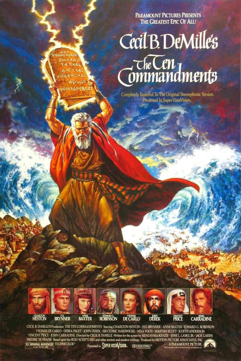 L'affiche du film The Ten Commandments