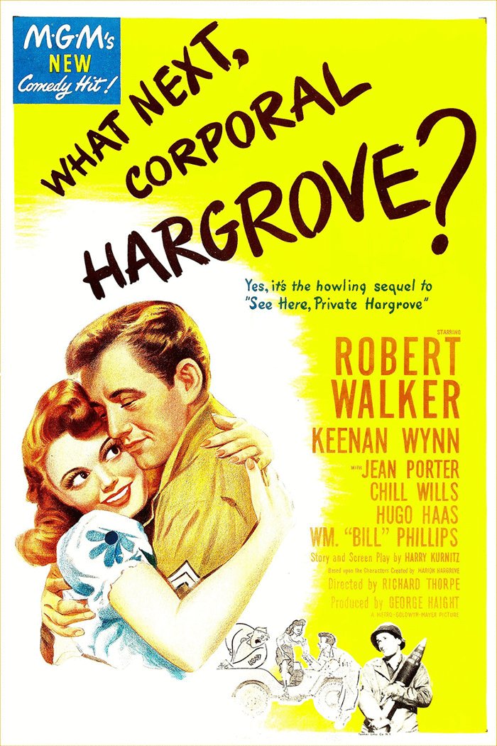 L'affiche du film What Next, Corporal Hargrove?
