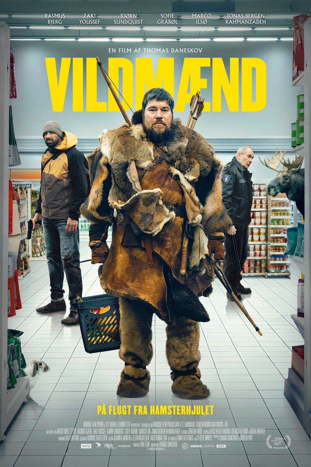 Danish poster of the movie Vildmænd