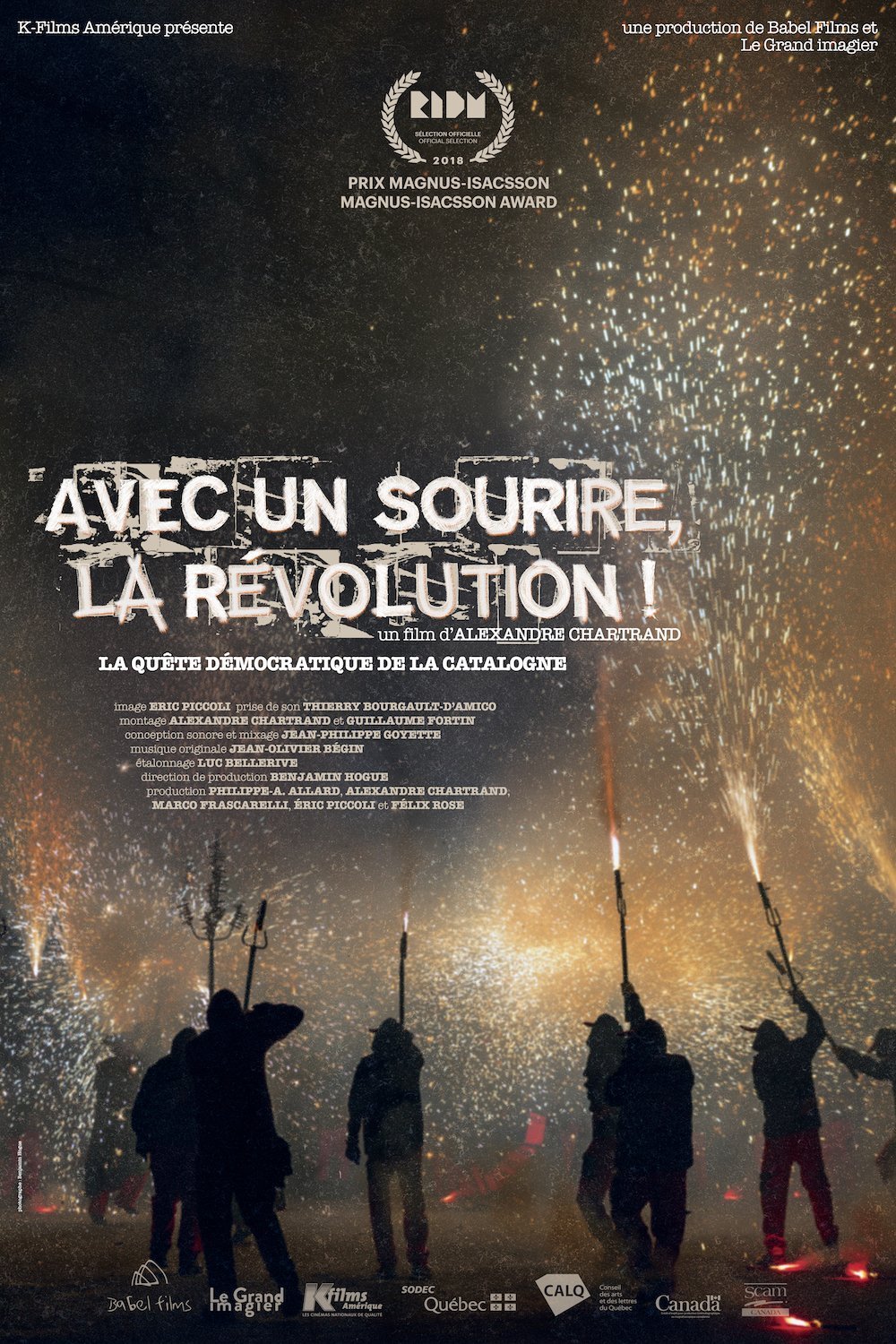Catalan poster of the movie And with a Smile, the Revolution!