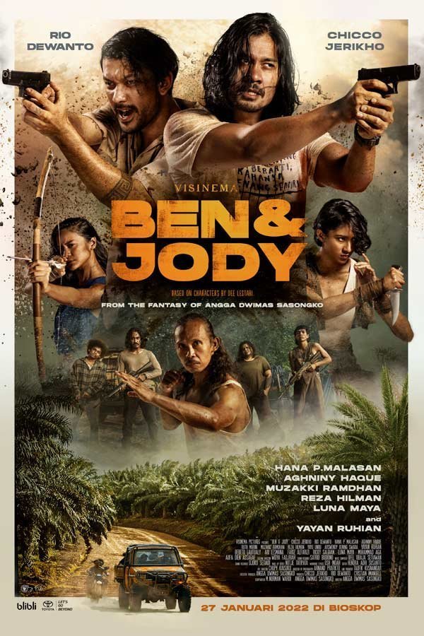 L'affiche originale du film Ben & Jody en Indonésien