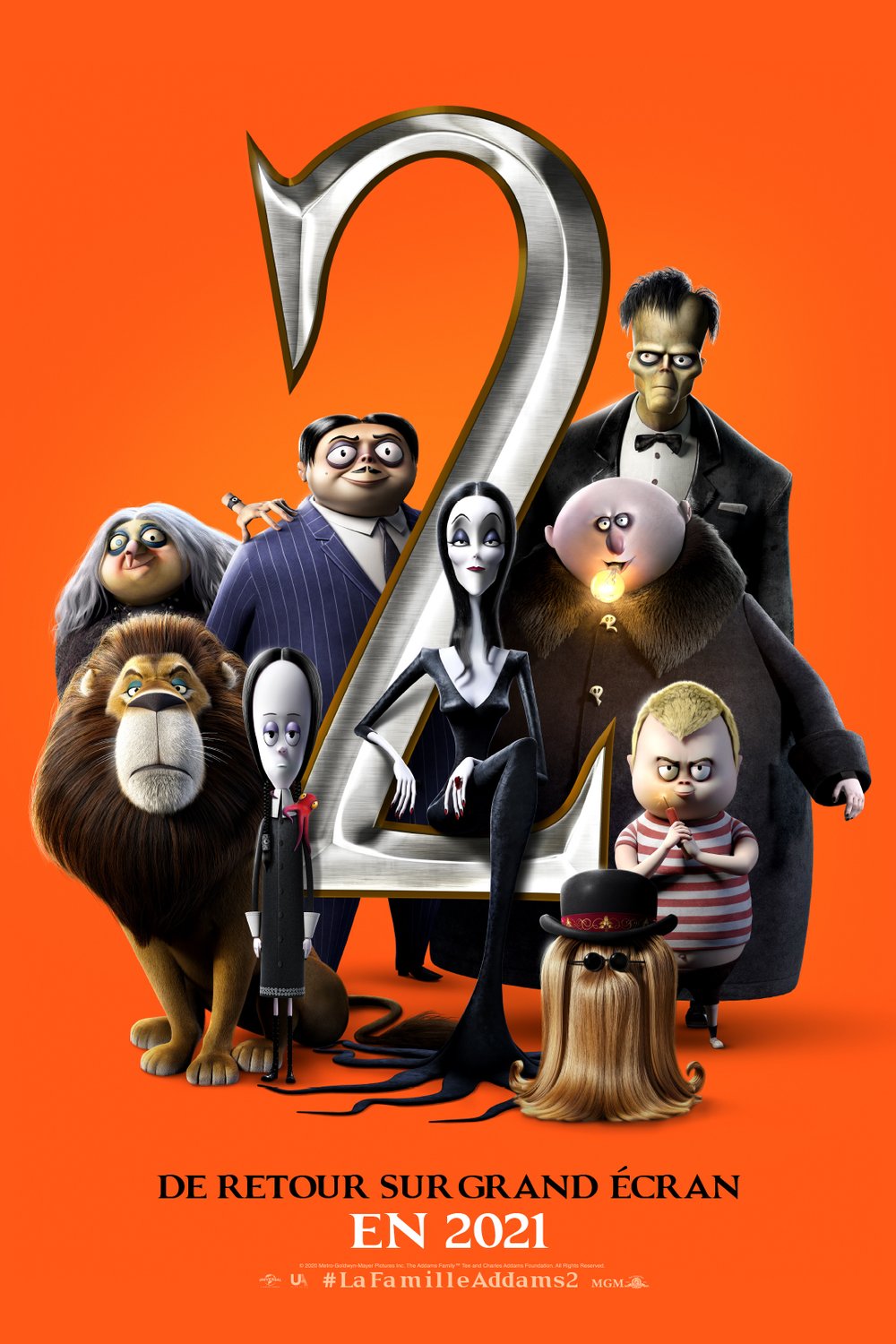 L'affiche du film La famille Addams 2 [2021]