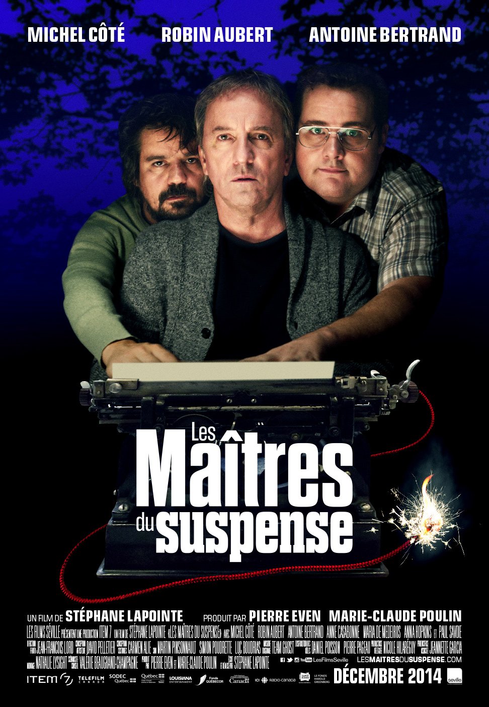 L'affiche du film The Masters of Suspense