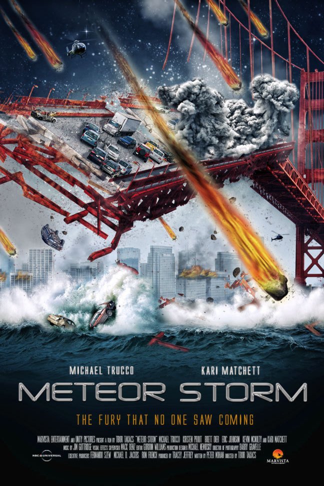 L'affiche du film Meteor Storm