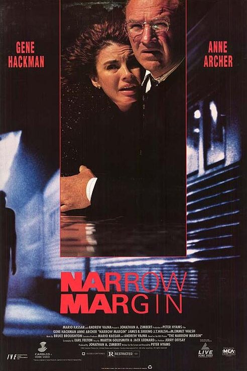 L'affiche du film Narrow Margin