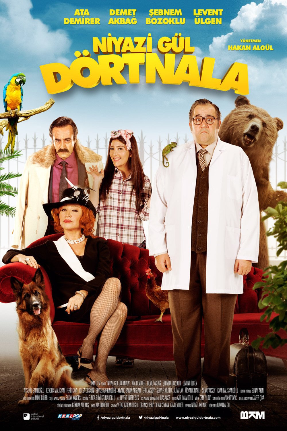 L'affiche originale du film Niyazi Gül Dörtnala en turc