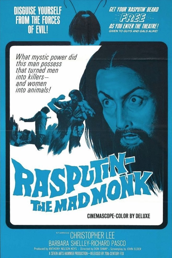 L'affiche du film Rasputin: The Mad Monk