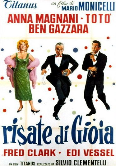 Italian poster of the movie Risate di gioia