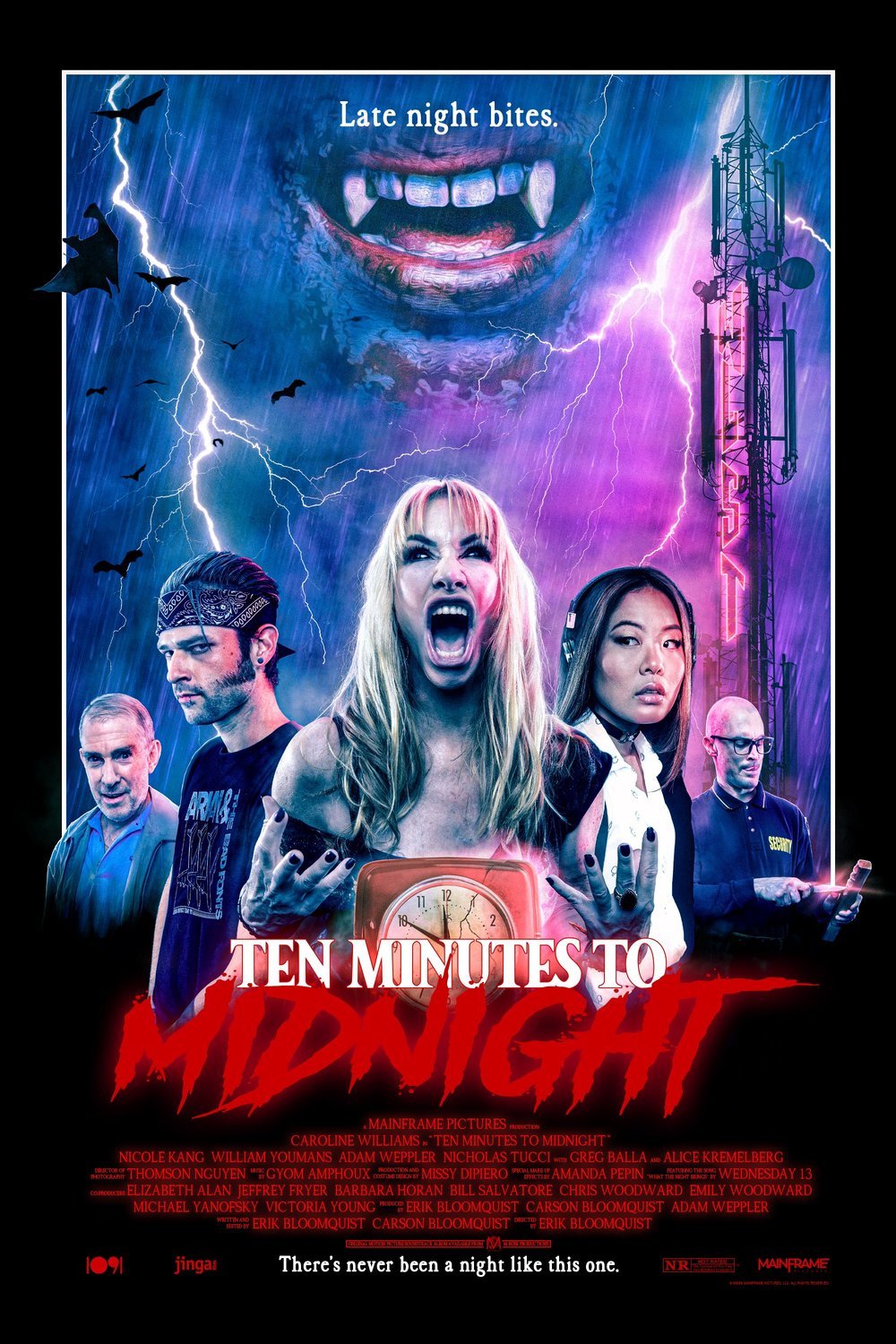 L'affiche du film Ten Minutes to Midnight