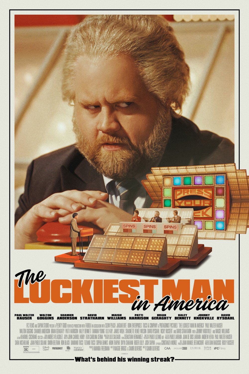 L'affiche du film The Luckiest Man in America