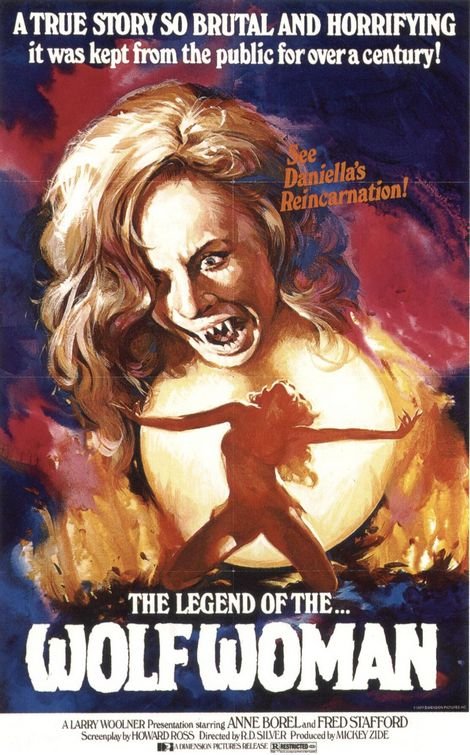 L'affiche du film Werewolf Woman