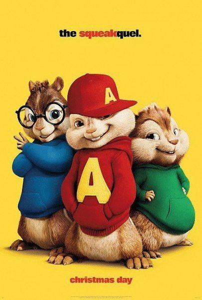 L'affiche du film Alvin and the Chipmunks: The Squeakquel