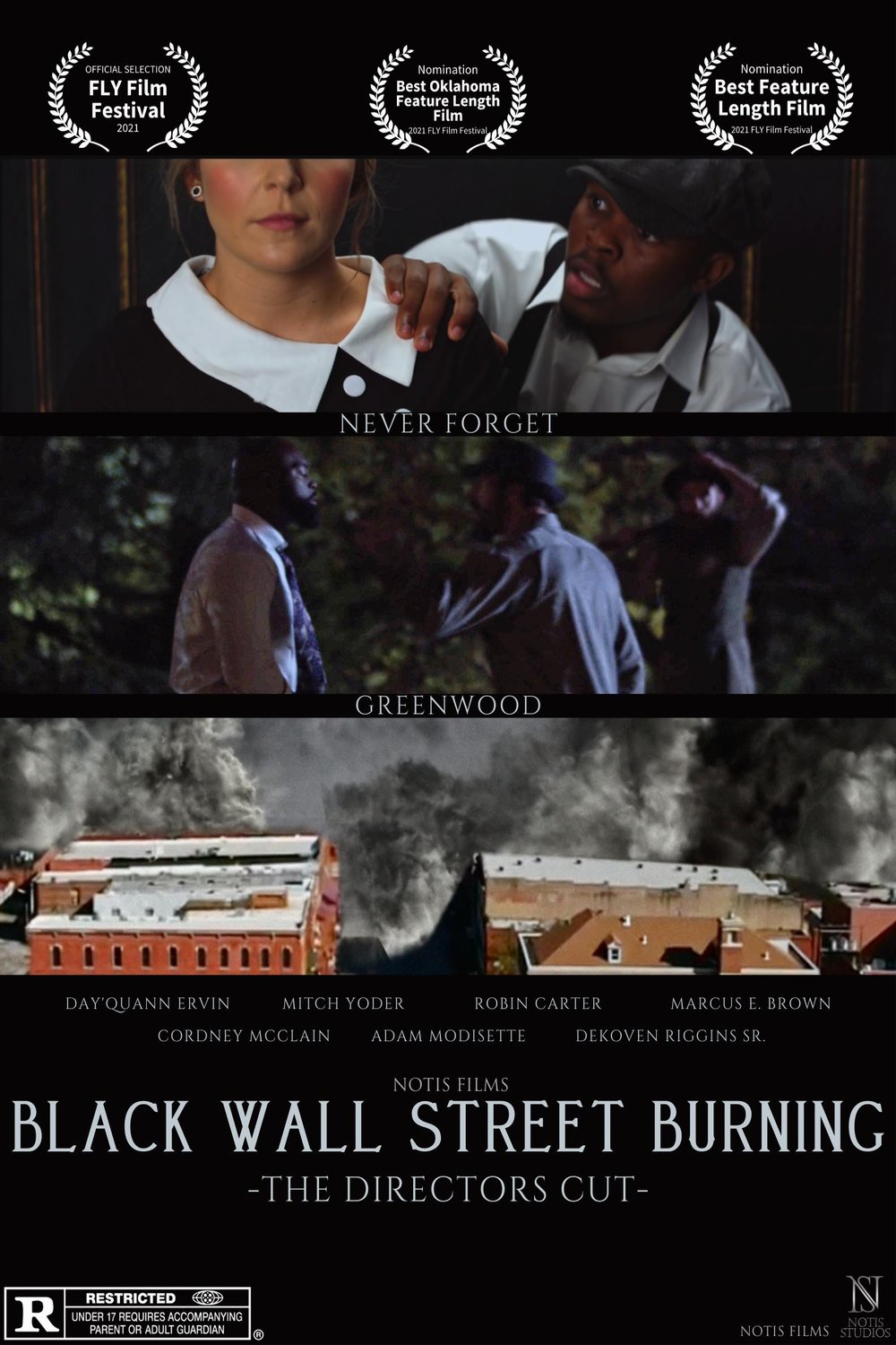 L'affiche du film Black Wall Street Burning
