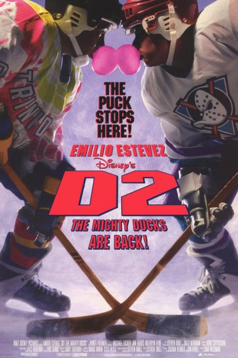 L'affiche du film D2: The Mighty Ducks