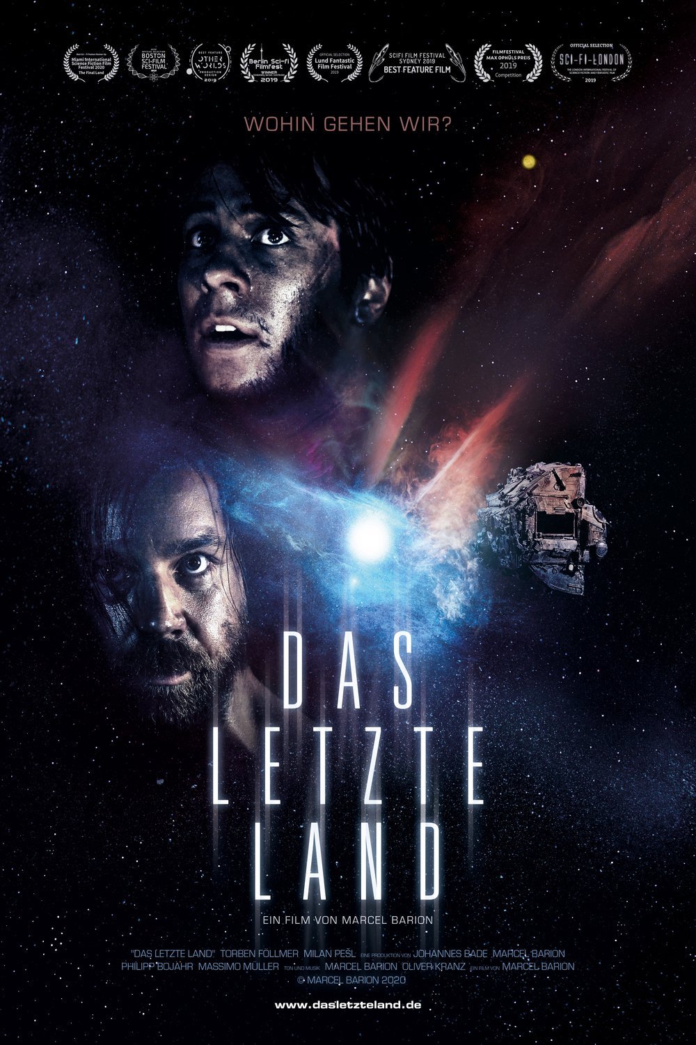 German poster of the movie Das letzte Land