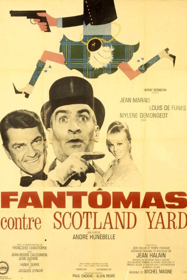 L'affiche du film Fantômas contre Scotland Yard
