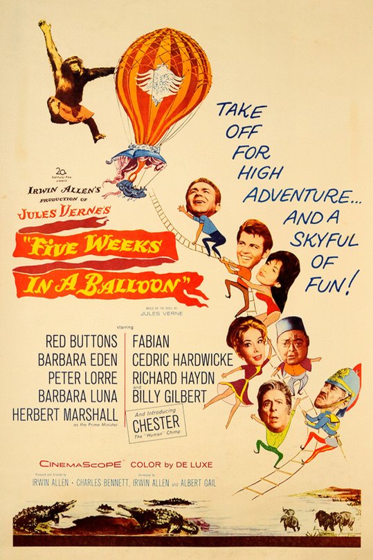 Poster of the movie Five Weeks in a Balloon