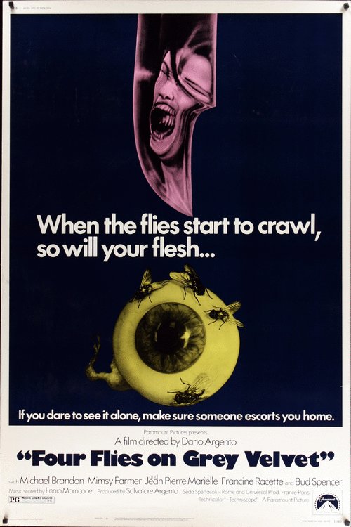 Poster of the movie Four Flies on Grey Velvet
