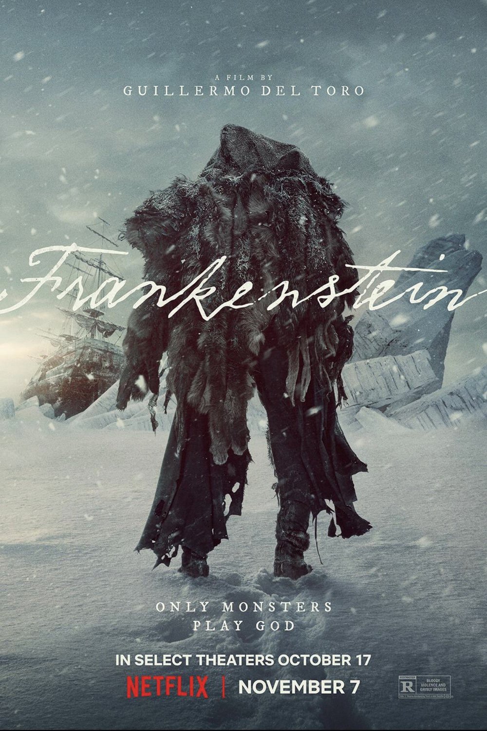 L'affiche du film Frankenstein [2025]