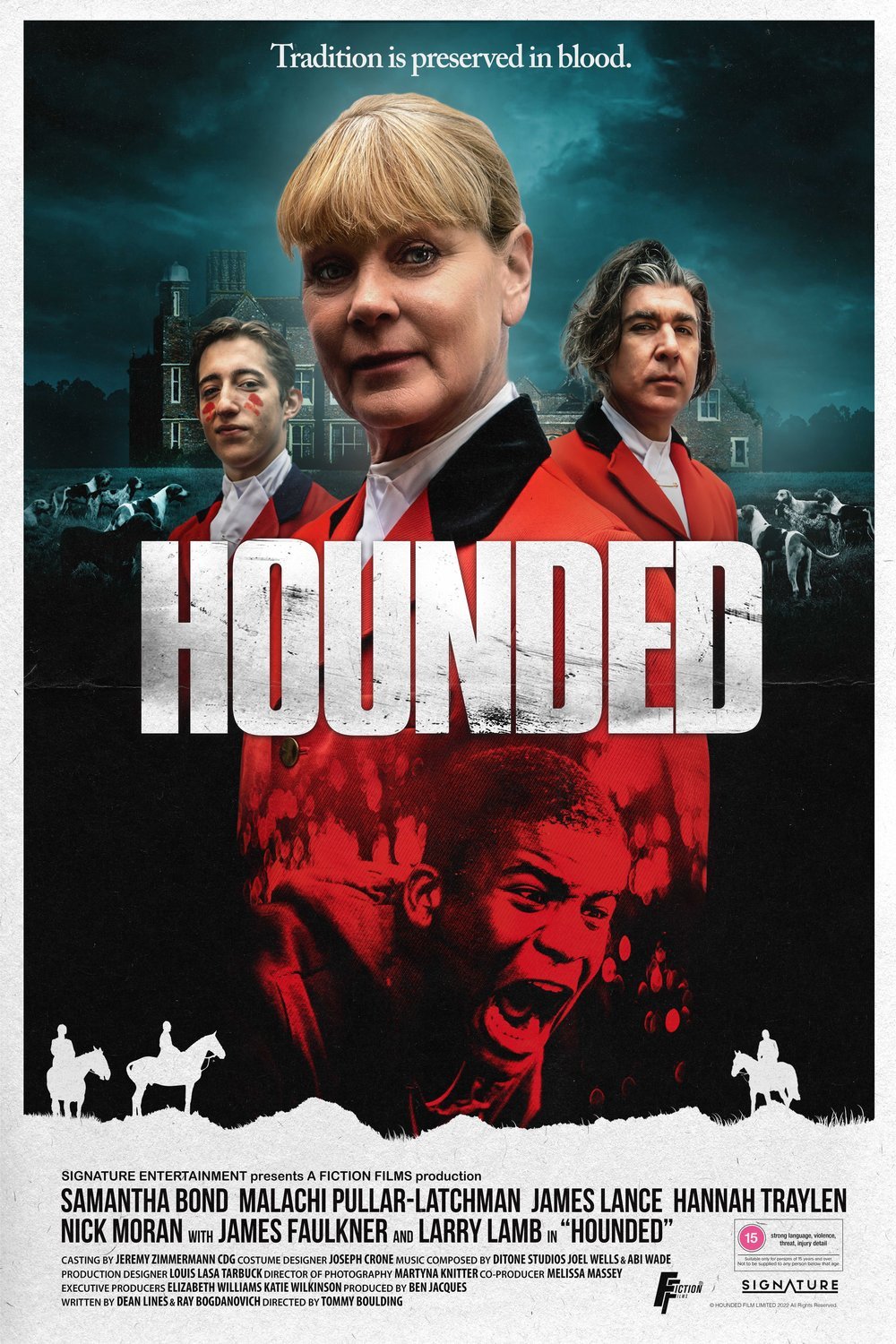 L'affiche du film Hounded