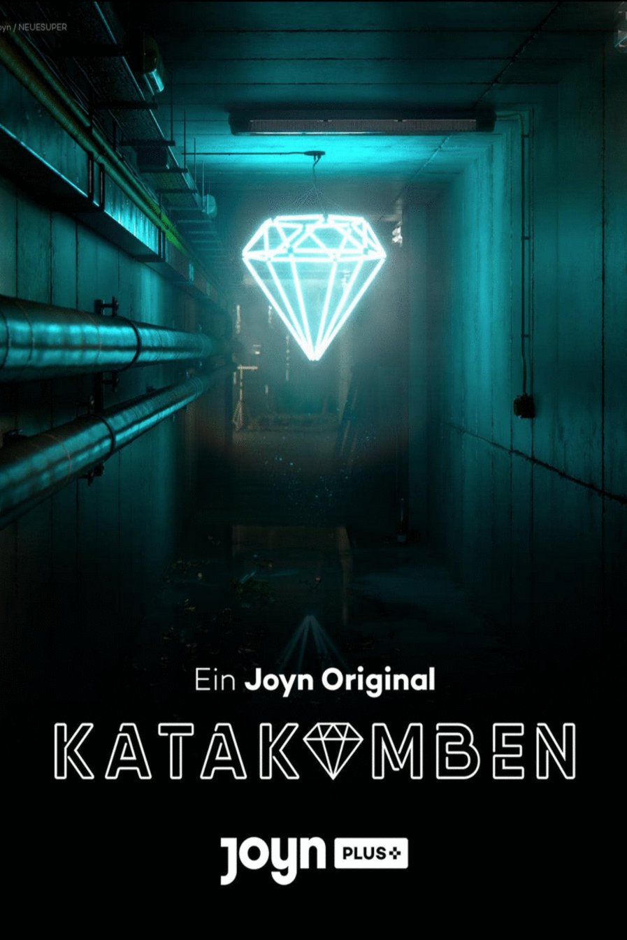 German poster of the movie Katakomben