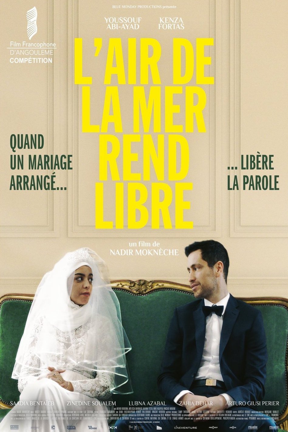 L'affiche du film L'air de la mer rend libre [2023]