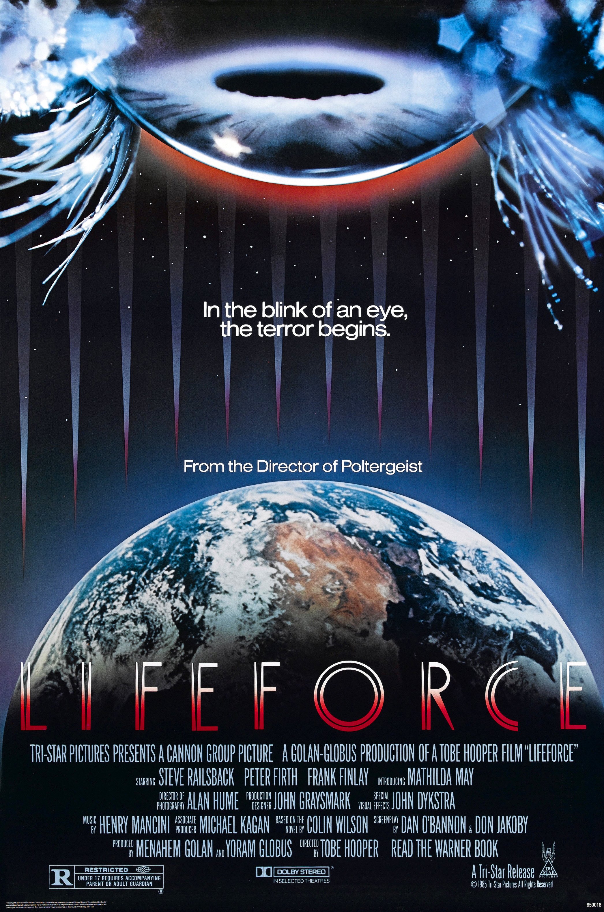 L'affiche du film Lifeforce