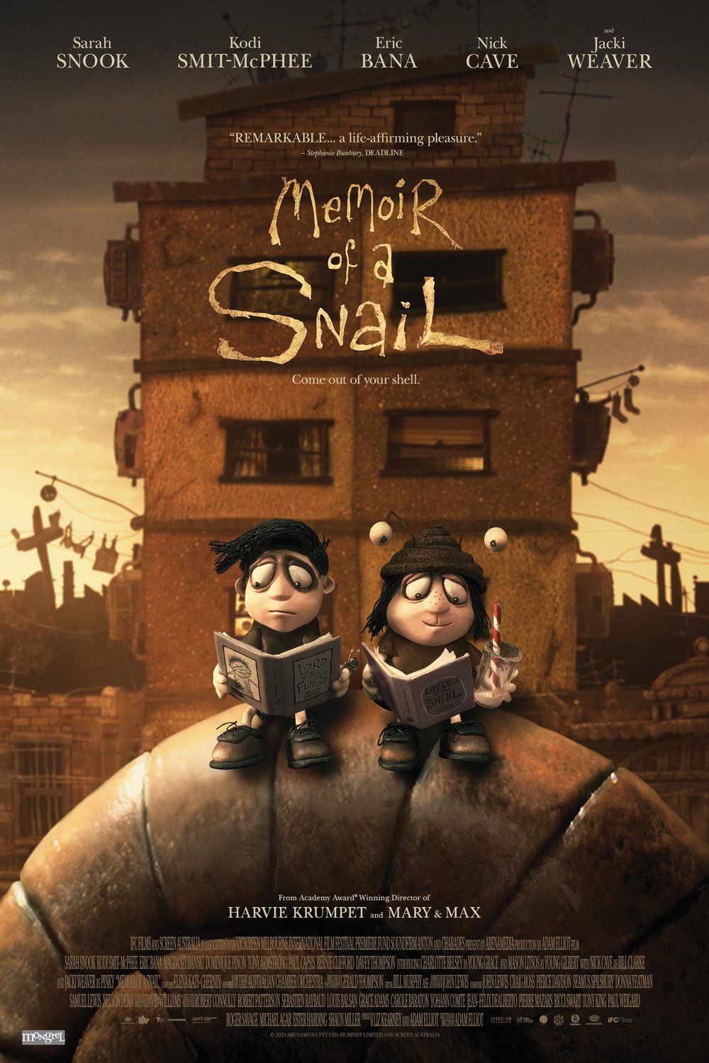 L'affiche du film Memoir of a Snail [2024]