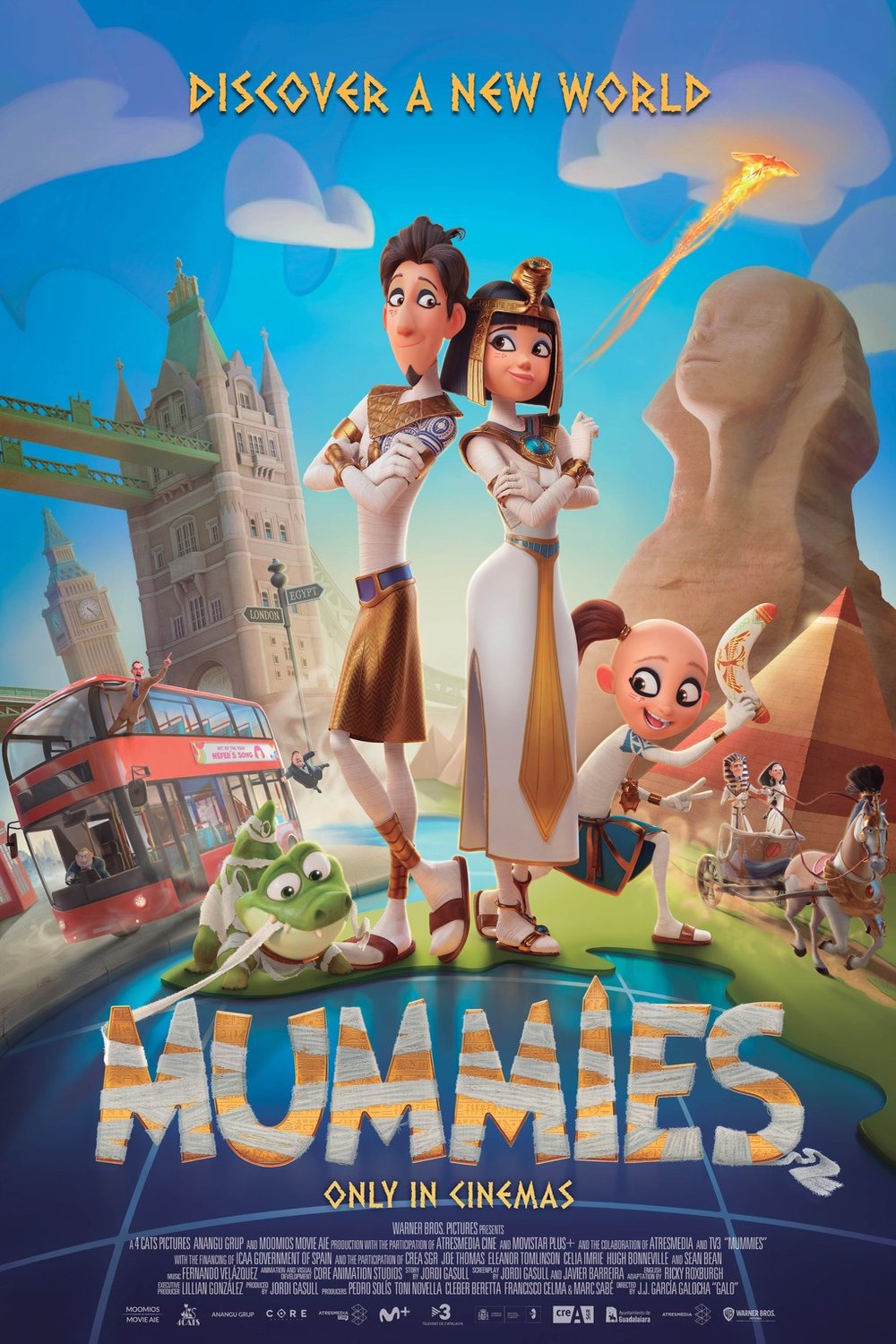 L'affiche originale du film Sacrées momies en anglais